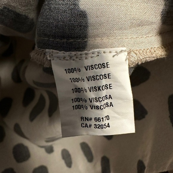 Anthropologie | Conditions Apply | Spotted Animal Print Long Sleeve Mini Dress S - Picture 10 of 10